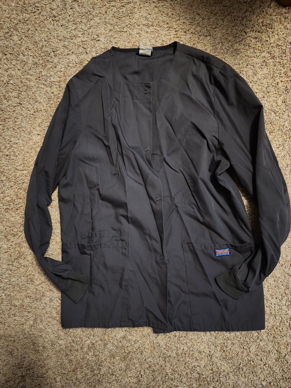 Cherokee Gray Lightweight Medical Jacket